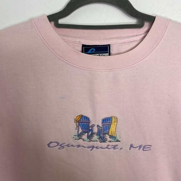 𝅺VINTAGE Pacific & Co. Ogunquit embroidered sweatshirt - Picture 6 of 10